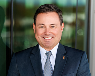 Headshot of Brian Kornahrens, Southern First banker.