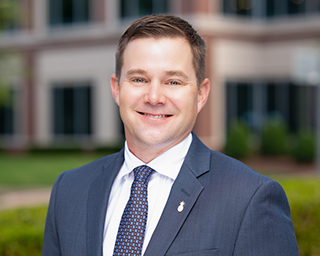 Headshot of Southern First banker, Chase Wellford.