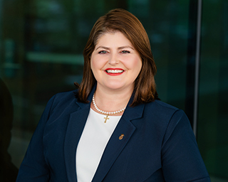 Headshot of Karey Wilson, Southern First Banker.