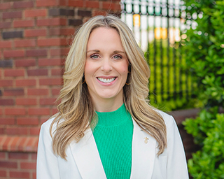 Headshot of Southern First Mortgage Executive, Kristen Miller.