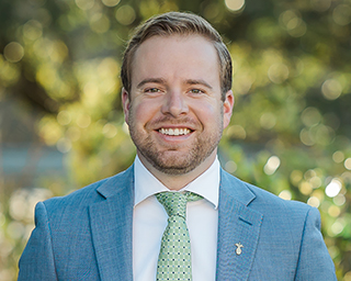 Headshot of Kyle Wyszynski, Southern First banker.