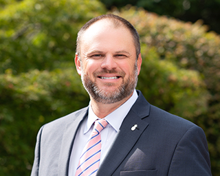 Headshot of Thomas Barrier, Southern First banker.